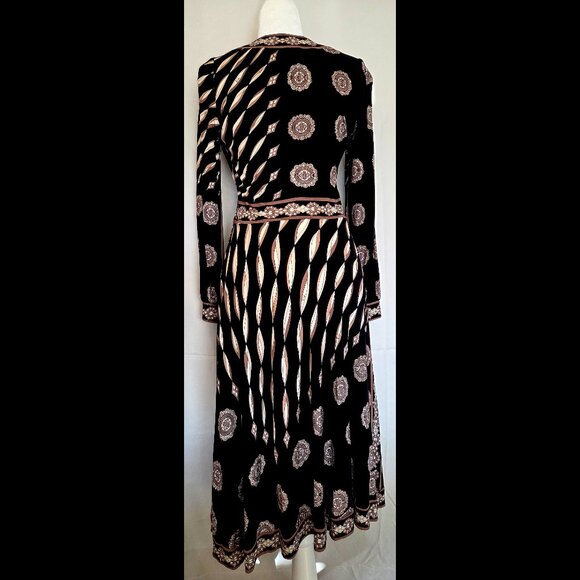 Emilio Pucci Vintage 1960s Black Abstract Silk Dress - Picture 2 of 3